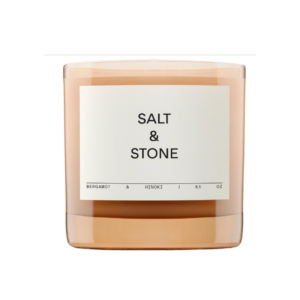Salt & Stone Scented Candle (Bergamot & Hinoki)
